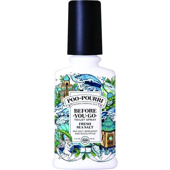 Poo-Pourri Before-You-Go Toilet Spray Fresh Sea Salt 4oz - Picture 2 of 4